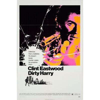 534. One Sheet (27" x 41"); Very Fine+ Folded ### DIRTY HARRY (1971)