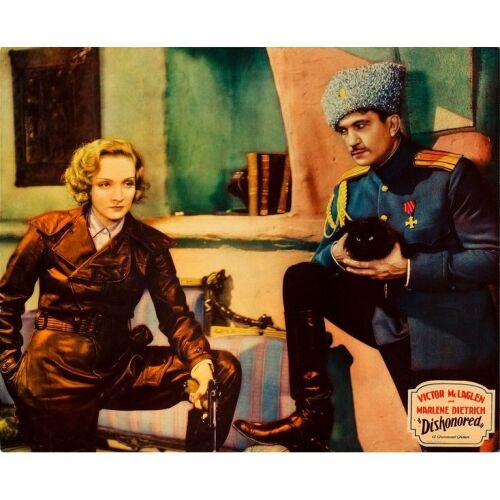 535. Jumbo Lobby Card (17" x 14"); Fine+ ### DISHONORED (1931)