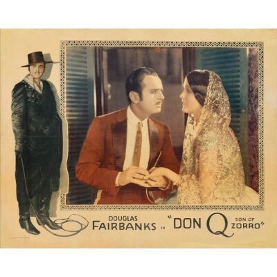 540. Half Sheet (22" x 28"); Color-Tinted Photographic Style; Fine+ on Linen ### DON Q, SON OF ZORRO (1925)