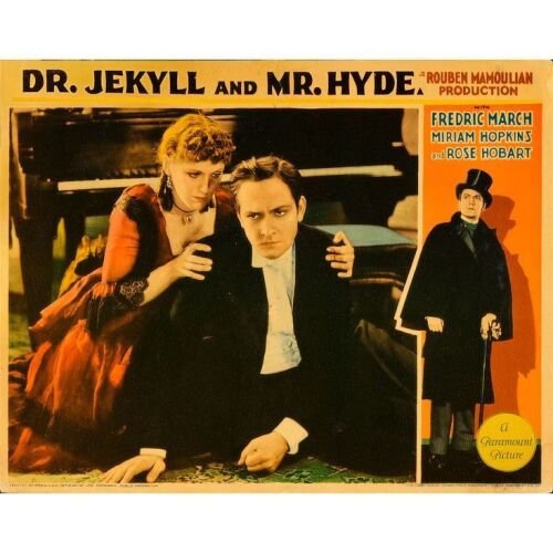 545. Lobby Card (11" x 14"); Glossy Finish; Fine+ ### DR. JEKYLL AND MR. HYDE (1931)
