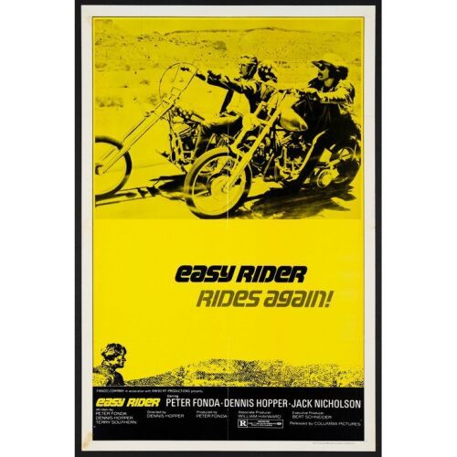 558. One Sheet (27" x 41"); Very Fine- Folded ### EASY RIDER (R-1972)