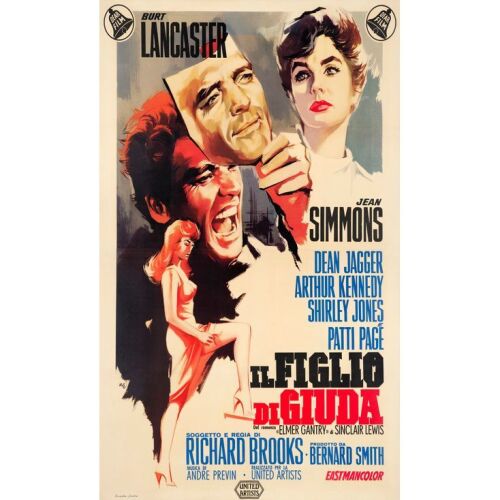 561. Italian Four Fogli (55" x 78"); Very Fine- on Linen ### ELMER GANTRY (1961)