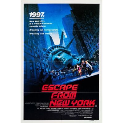 565. Australian One Sheet (27" x 40"); Very Fine- Folded ### ESCAPE FROM NEW YORK (1981)