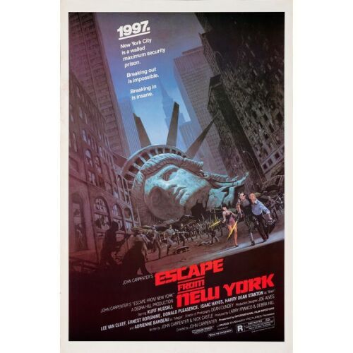 566. One Sheet (27" x 41"); Studio Style; Fine+ Rolled ### ESCAPE FROM NEW YORK (1981)