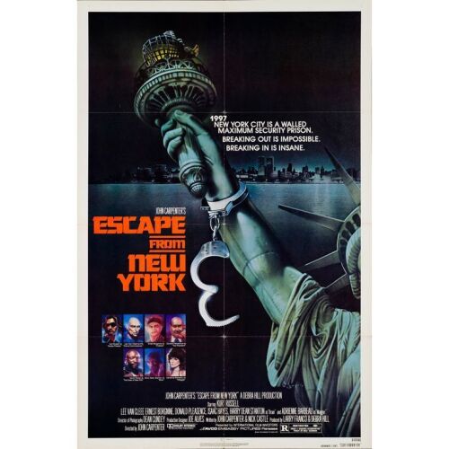 567. One Sheet (27" x 41"); Advance; Very Fine+ Folded ### ESCAPE FROM NEW YORK (1981)
