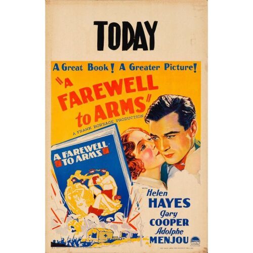 578. Window Card (14" x 22"); Very Fine- ### A FAREWELL TO ARMS (1932)