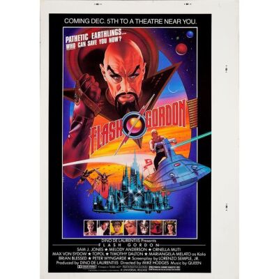 585. Advance One Sheet Printer's Proof (30" x 42"); Very Fine Rolled ### FLASH GORDON (1980)