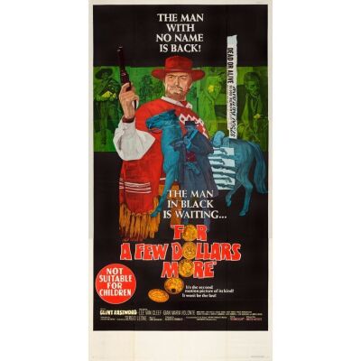 593. Australian Three Sheet (40" x 79"); Hand Lithograph; Very Fine+ Folded ### FOR A FEW DOLLARS MORE (1965)