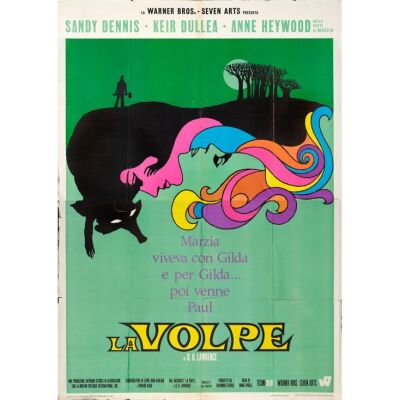 599. Italian Four Fogli (55" x 77"); Fine- Folded ### THE FOX (1967)
