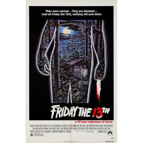 603. One Sheet (27" x 41"); Very Fine+ Folded ### FRIDAY THE 13TH (1980)