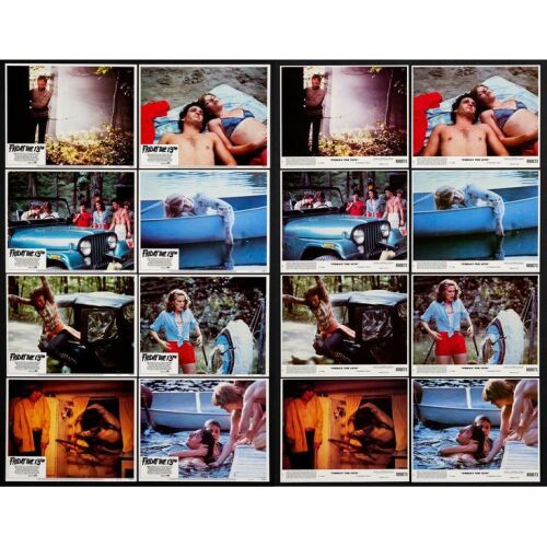 604. Lobby Card Set (2) (16 Total) (8" x 10", 11" x 14"); Very Fine+ ### FRIDAY THE 13TH (1980)