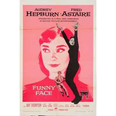 611. One Sheet (27" x 41"); Very Fine- Folded ### FUNNY FACE (1957)
