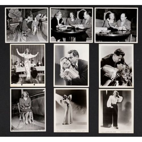 622. Vintage Original B&W Single-Weight Silver Gelatin Glossy Photographs (8) and Double-Weight Keybook Photograph (8" x 10"); Very Fine ### GILDA (1946)