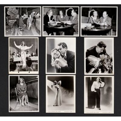 622. Vintage Original B&W Single-Weight Silver Gelatin Glossy Photographs (8) and Double-Weight Keybook Photograph (8" x 10"); Very Fine ### GILDA (1946)