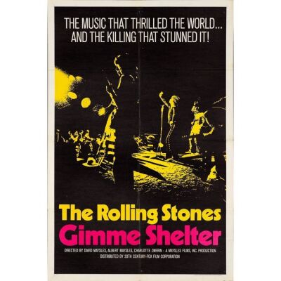 623. One Sheet (27" x 41"); Very Fine- Folded ### GIMME SHELTER (1970)