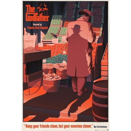 629. Limited Edition Screen Print (24" x 36") Signed by Laurent Durieux (Artist); Hand-Numbered Limited Edition (Regular Edition) #312/325; Very Fine+ Rolled ### THE GODFATHER (2014)