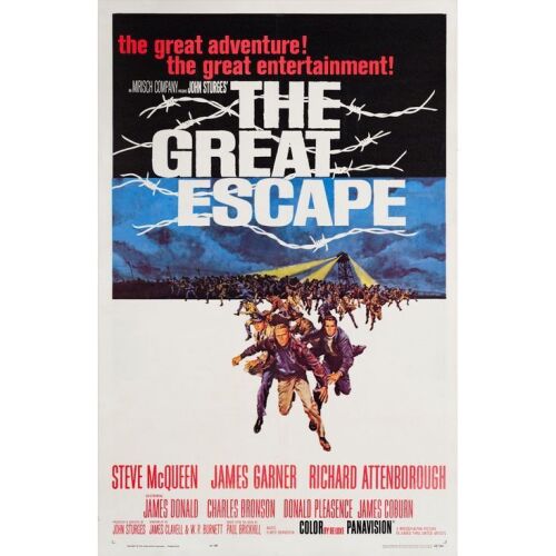 650. One Sheet (27" x 41"); Very Fine- on Linen ### THE GREAT ESCAPE (1963)