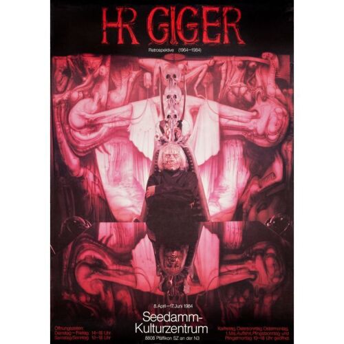 662. Full-Bleed Promotional Poster (36" x 50"); From the Collection of Actor Edwin Neal.; Fine+ Rolled ### H.R. GIGER (1984)