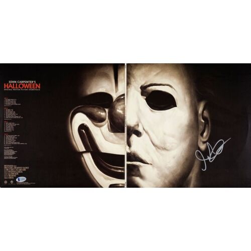 667. LP Record (2) (12" x 12") Signed by John Carpenter (Director) (Beckett COA); Original Motion Picture Soundtrack, 2XLP, Version B, 180 Gram Vinyl , Cut at 45RPM, Limited Edition Pressing on Orange ### HALLOWEEN (2013)