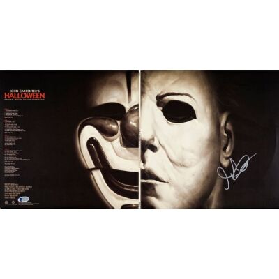 667. LP Record (2) (12" x 12") Signed by John Carpenter (Director) (Beckett COA); Original Motion Picture Soundtrack, 2XLP, Version B, 180 Gram Vinyl , Cut at 45RPM, Limited Edition Pressing on Orange ### HALLOWEEN (2013)