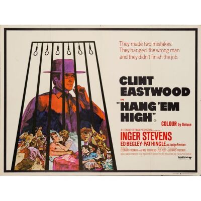 669. British Quad (40" x 30"); Very Fine+ Folded ### HANG 'EM HIGH (1968)