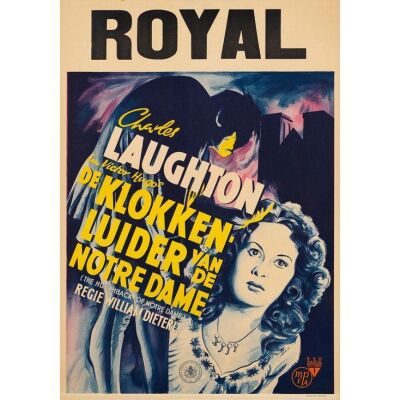 690. Dutch Poster (19" x 28"); Very Fine+ on Linen ### THE HUNCHBACK OF NOTRE DAME (1941)