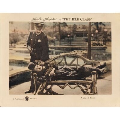 694. Lobby Card (11" x 14"); Very Fine- ### THE IDLE CLASS (1921)