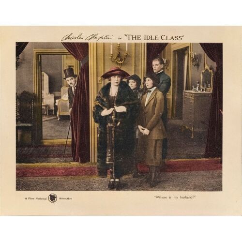 695. Lobby Card (11" x 14"); Very Fine- ### THE IDLE CLASS (1921)