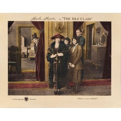 695. Lobby Card (11" x 14"); Very Fine- ### THE IDLE CLASS (1921)