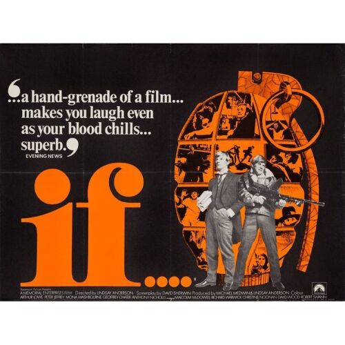 696. Full-Bleed British Quad (40" x 30"); Country-of-Origin; Fine+ Folded ### IF.... (1968)