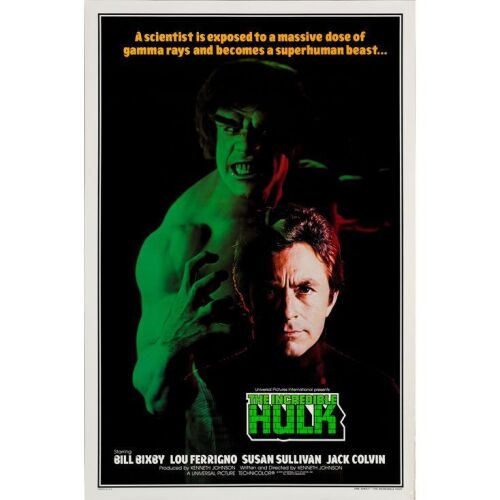 700. One Sheet (27" x 41"); International Style; Very Fine- Rolled ### THE INCREDIBLE HULK (1977)