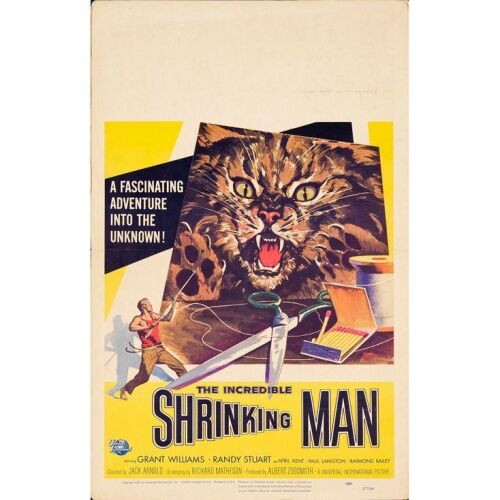 702. Window Card (14" x 22"); Fine+ Folded ### THE INCREDIBLE SHRINKING MAN (1957)