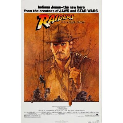 704. One Sheet (27" x 41"); Very Fine Tri-Folded ### INDIANA JONES AND THE RAIDERS OF THE LOST ARK (1981)