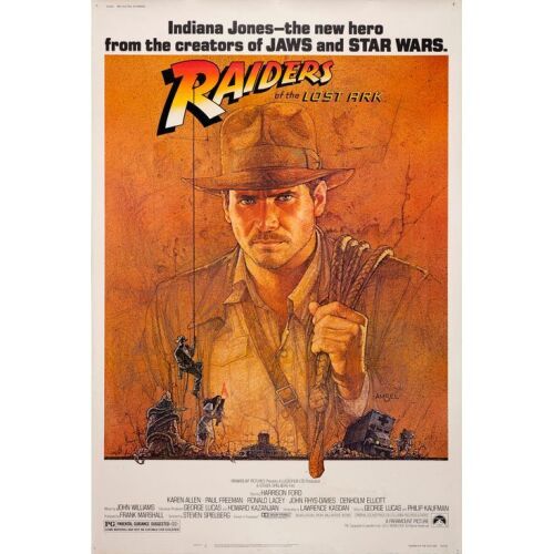 706. 40 x 60; Very Fine- Rolled ### INDIANA JONES AND THE RAIDERS OF THE LOST ARK (1981)
