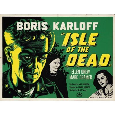 714. Silk Screen British Quad (40" x 30"); Fine+ Folded ### ISLE OF THE DEAD (R-1950s)