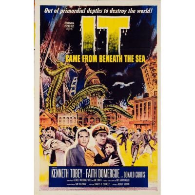 715. One Sheet (27" x 41"); Very Fine+ Folded ### IT CAME FROM BENEATH THE SEA (1955)