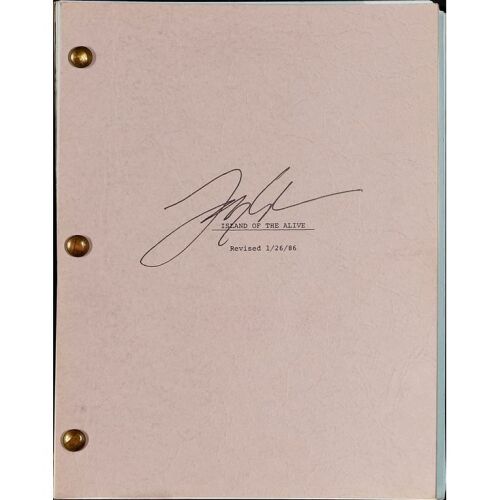 721. Revised Script + Production Archive (8.5" x 11", 8.5" x 14") Signed by Larry Cohen (Beckett COA); Written by Larry Cohen; Very Fine ### IT'S ALIVE III: ISLAND OF THE ALIVE (1987)