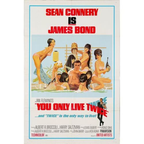 727. One Sheet (27" x 41"); Style C; Fine Folded ### JAMES BOND: YOU ONLY LIVE TWICE (1967)