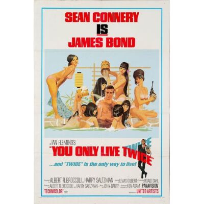 727. One Sheet (27" x 41"); Style C; Fine Folded ### JAMES BOND: YOU ONLY LIVE TWICE (1967)