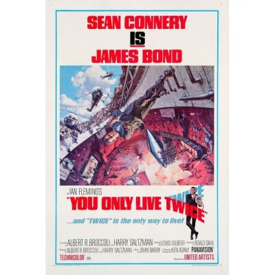 728. One Sheet (27" x 41"); Style A; Very Fine- on Linen ### JAMES BOND: YOU ONLY LIVE TWICE (1967)