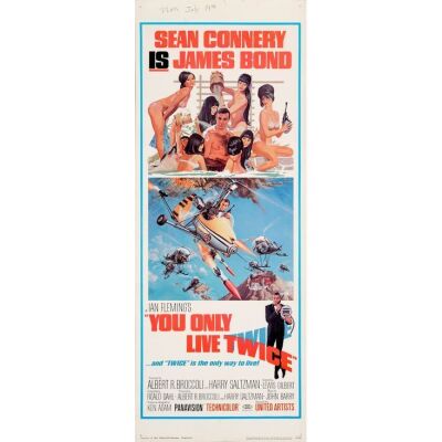 732. Insert (14" x 36"); Fine+ Rolled ### JAMES BOND: YOU ONLY LIVE TWICE (1967)