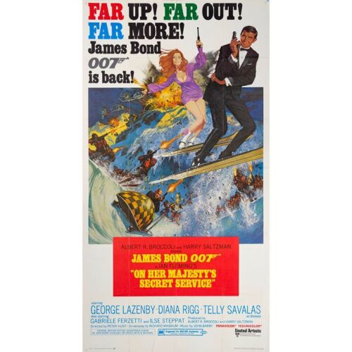 737. Three Sheet (41" x 76"); Very Fine+ Folded ### JAMES BOND: ON HER MAJESTY'S SECRET SERVICE (1969)