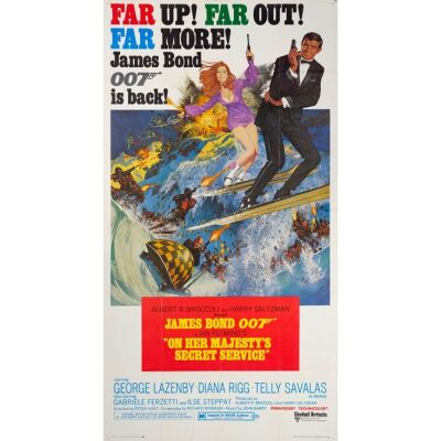 737. Three Sheet (41" x 76"); Very Fine+ Folded ### JAMES BOND: ON HER MAJESTY'S SECRET SERVICE (1969)