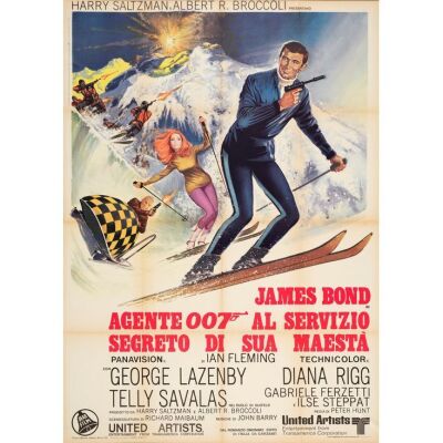 738. Italian Two Fogli (39" x 55"); Very Fine+ Folded ### JAMES BOND: ON HER MAJESTY'S SECRET SERVICE (1969)