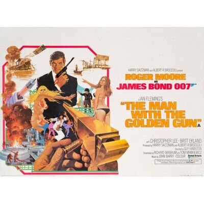 756. British Quad (40" x 30"); Country-of-Origin; Very Fine- on Linen ### JAMES BOND: THE MAN WITH THE GOLDEN GUN (1974)