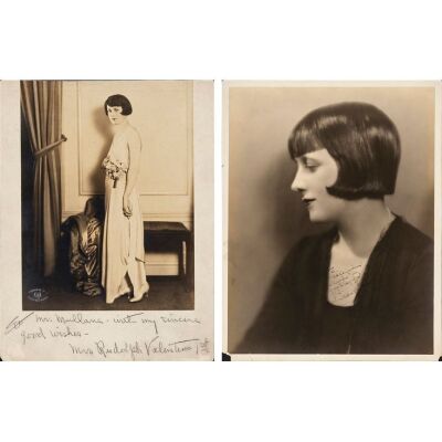 761. Vintage Original B&W Double-Weight Oversized Matte Photograph and Double-Weight Matte Photograph (11" x 14", 8" x 10") Signed by Jean Acker (Beckett COA); From the Donna Hill Collection; Fine ### JEAN ACKER (c.1921, c.1924)