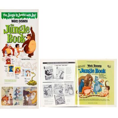765. Insert, Pressbook, Exploitation & Ad Pad, Supplementary Ad (14" x 36", 11" x 15" (3); Very Fine- Folded ### THE JUNGLE BOOK (1967)