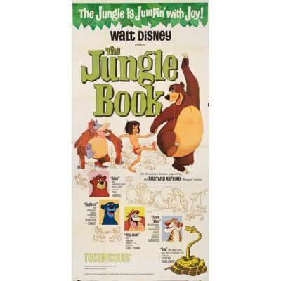 766. Three Sheet (41" x 83"); Very Good+ Folded ### THE JUNGLE BOOK (1967)