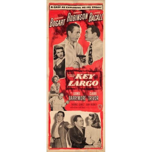 773. Insert (14" x 36"); Very Good+ on Paper ### KEY LARGO (1948)