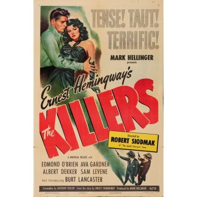 775. One Sheet (27" x 41"); Style A; Very Fine- Folded ### THE KILLERS (1946)